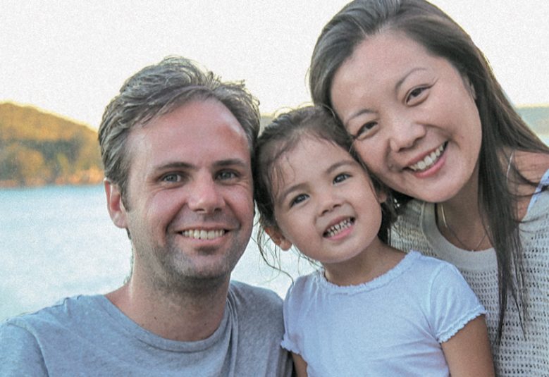 Lillian Leigh and family