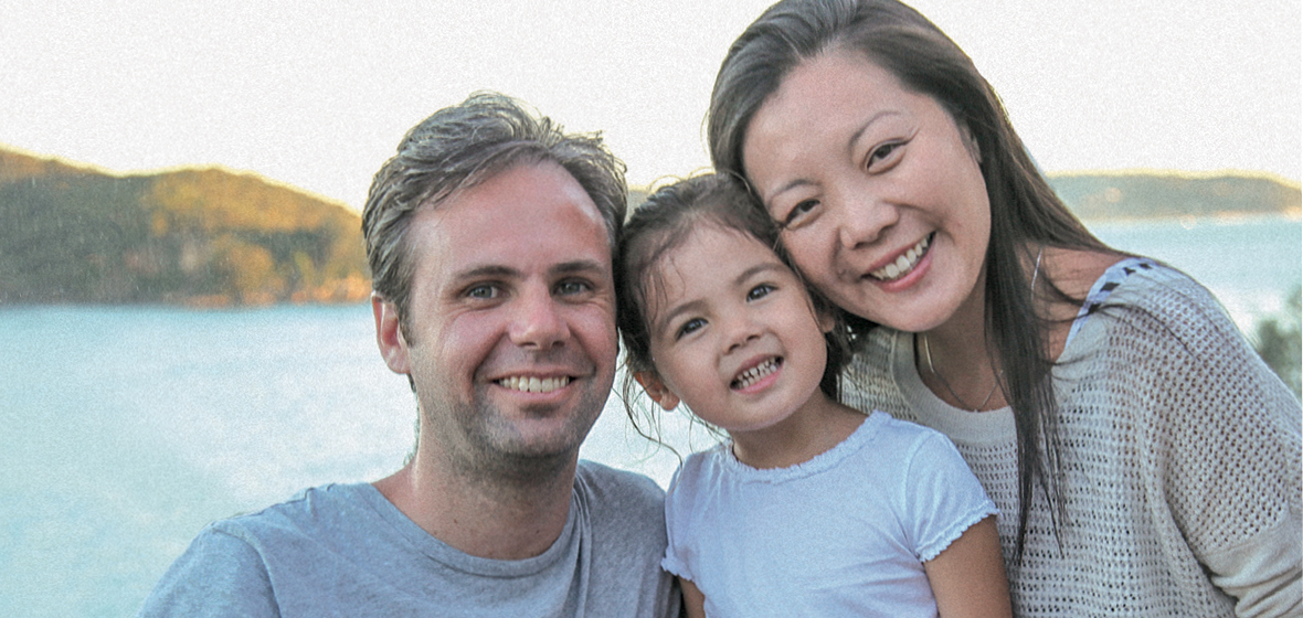 Lillian Leigh and family