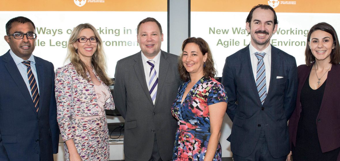 From left: Chris Savundra, Martina Ludvigova, Chris D’Aeth, Marina Chiovetti, Paul McLachlan, Ann-Marie Boumerhe.