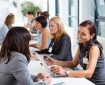 women in a meeting
