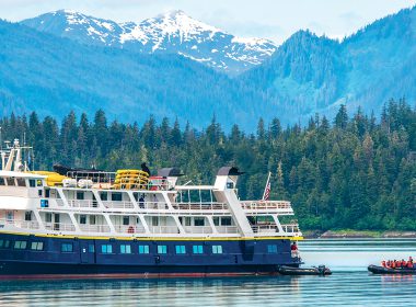 Cruise ship in Alaska