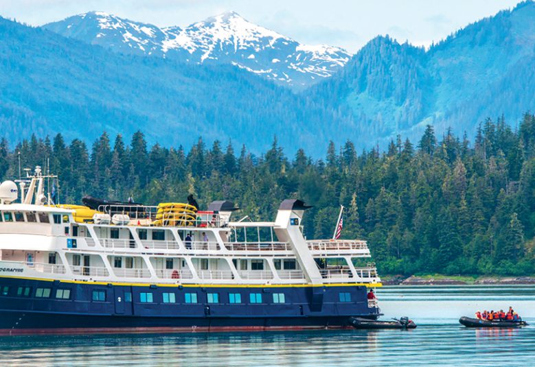 Cruise ship in Alaska