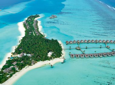 Aerial View of the Maldives