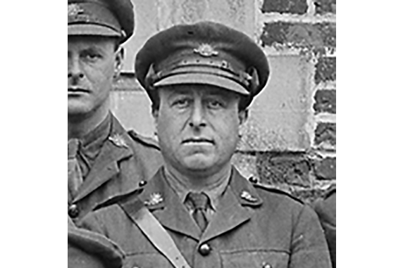 Arthur Hyman in France, pictured in a black and white photograph.