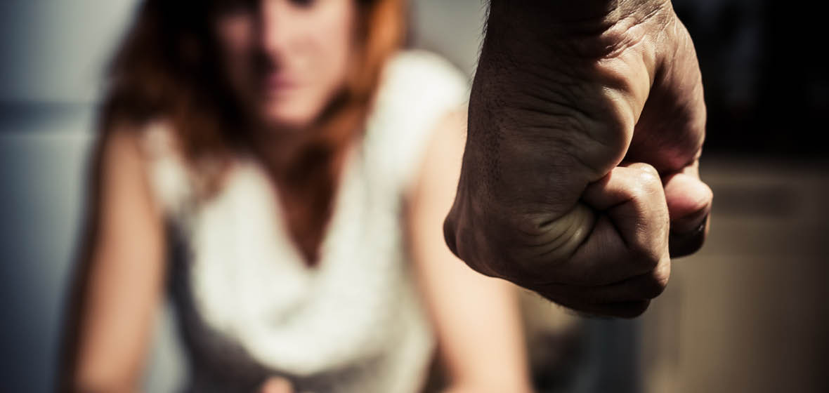 Man with a closed fist