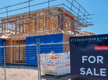 Two storey home under construction