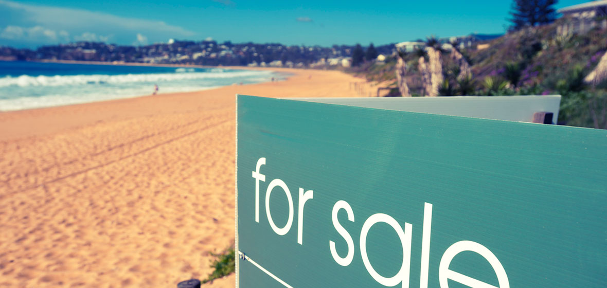 Close up of For Sale sign