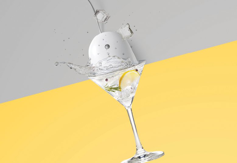 Image depicting a computer mouse being tipped into a cocktail glass