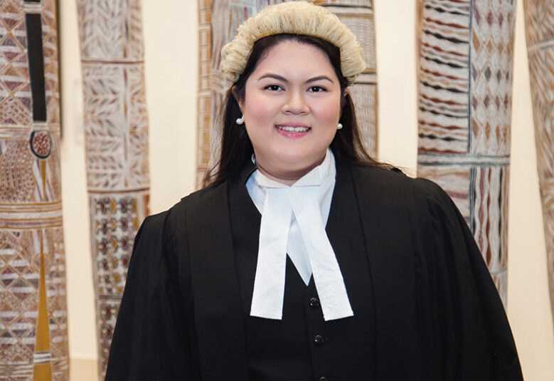 photo of Tenorio-Ramoso in her graduation robes