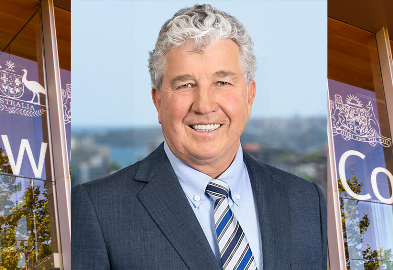 photo of Tom Goudkamp with Law Courts in the background