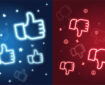 image of thumbs up and thumbs down icons